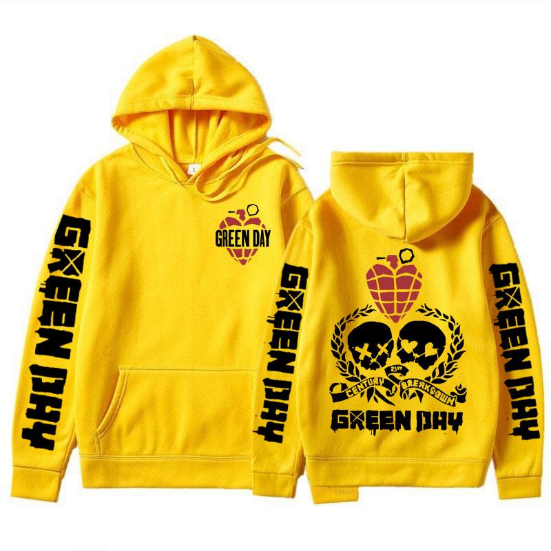 Rock Band Green Day Merch Hoodies Men Women High Quality Fashion Oversized Pullovers Harajuku Pop Sweatshirts Streetwear