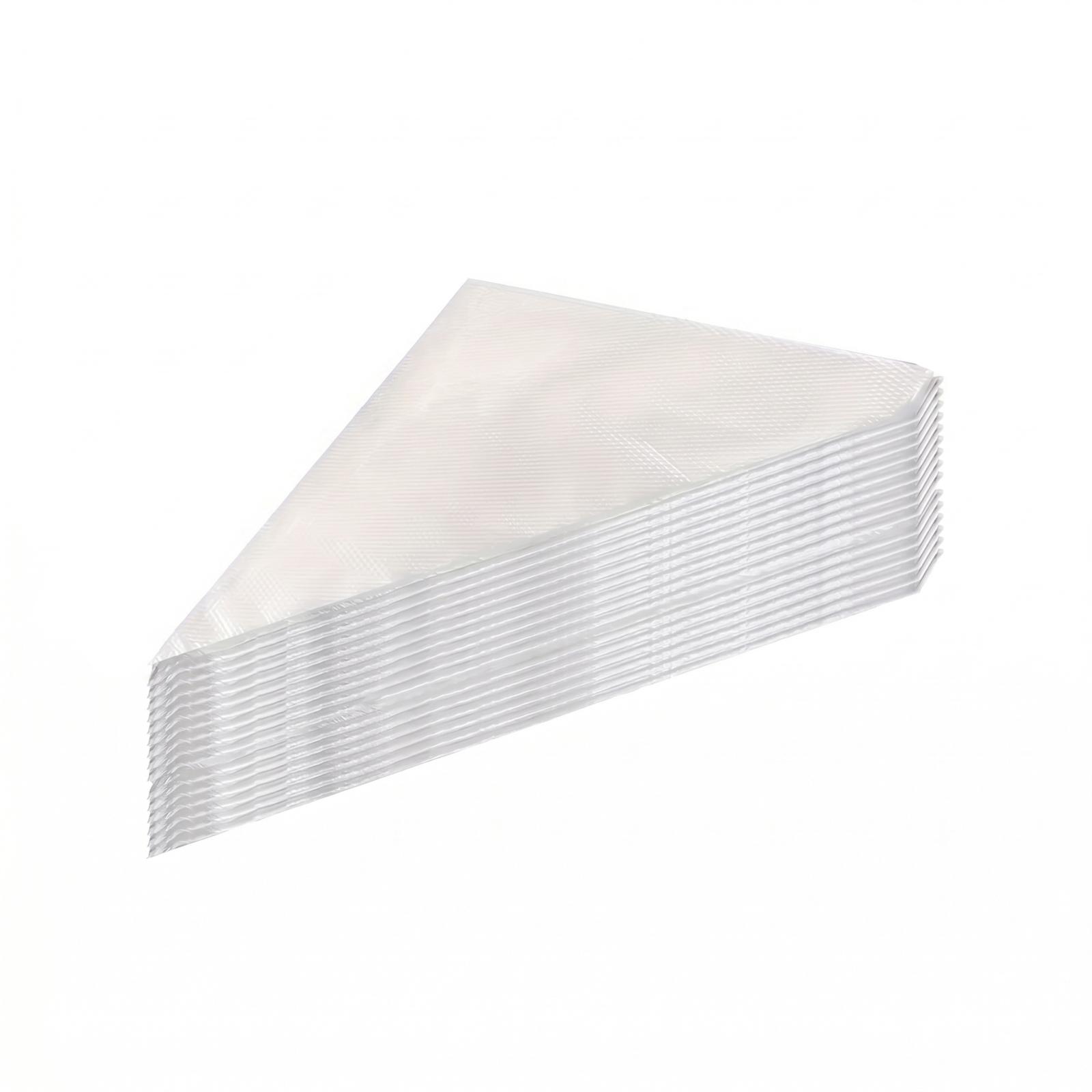 

Disposable Piping Bags 100 Pack Medium Size for Cake Decorating Pastry Baking Icing Frosting Cream Applications with Piping Bag Coupler One Size білий