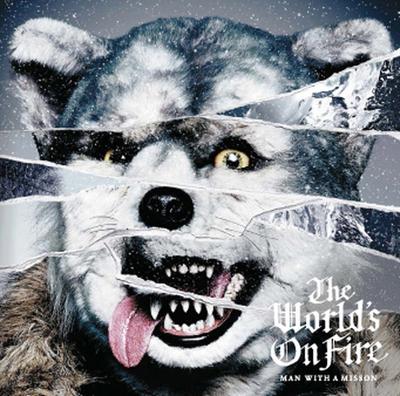 CD MAN WITH A MISSION  Worlds On Fire Normal Edition SRCL8980 SONY MUSIC LABE 2015 Japan ObiJapanese PopRock Used