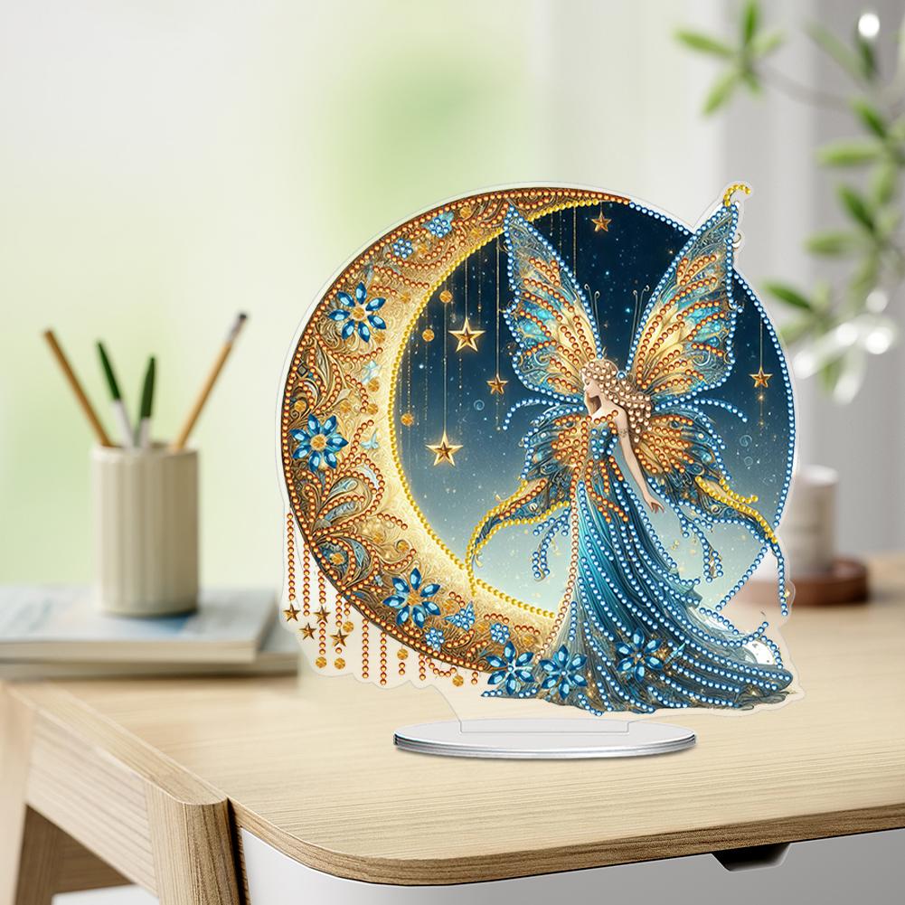 Xmas Cat Crystal Ball Desktop Diamond Art Kits Acrylic Special Shape 5D DIY Diamond Art Tabletop Decorations Bedroom Table Decor