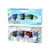 4 Rolls 6.5*200cm Beautiful Oil Painting Landscape Tape Set, Artistic Scenery Design, for Journal Decoration & DIY Crafts