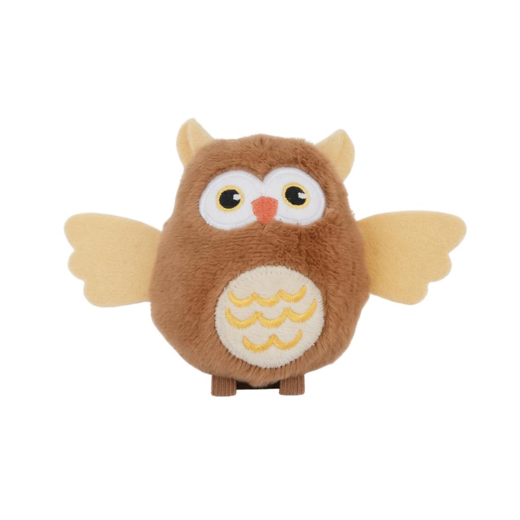 Interactive Plush Owl Cat Toy with Built-in Catnip for Chewing and Scratching Durable Soft Pet Entertainment Toy for Cats