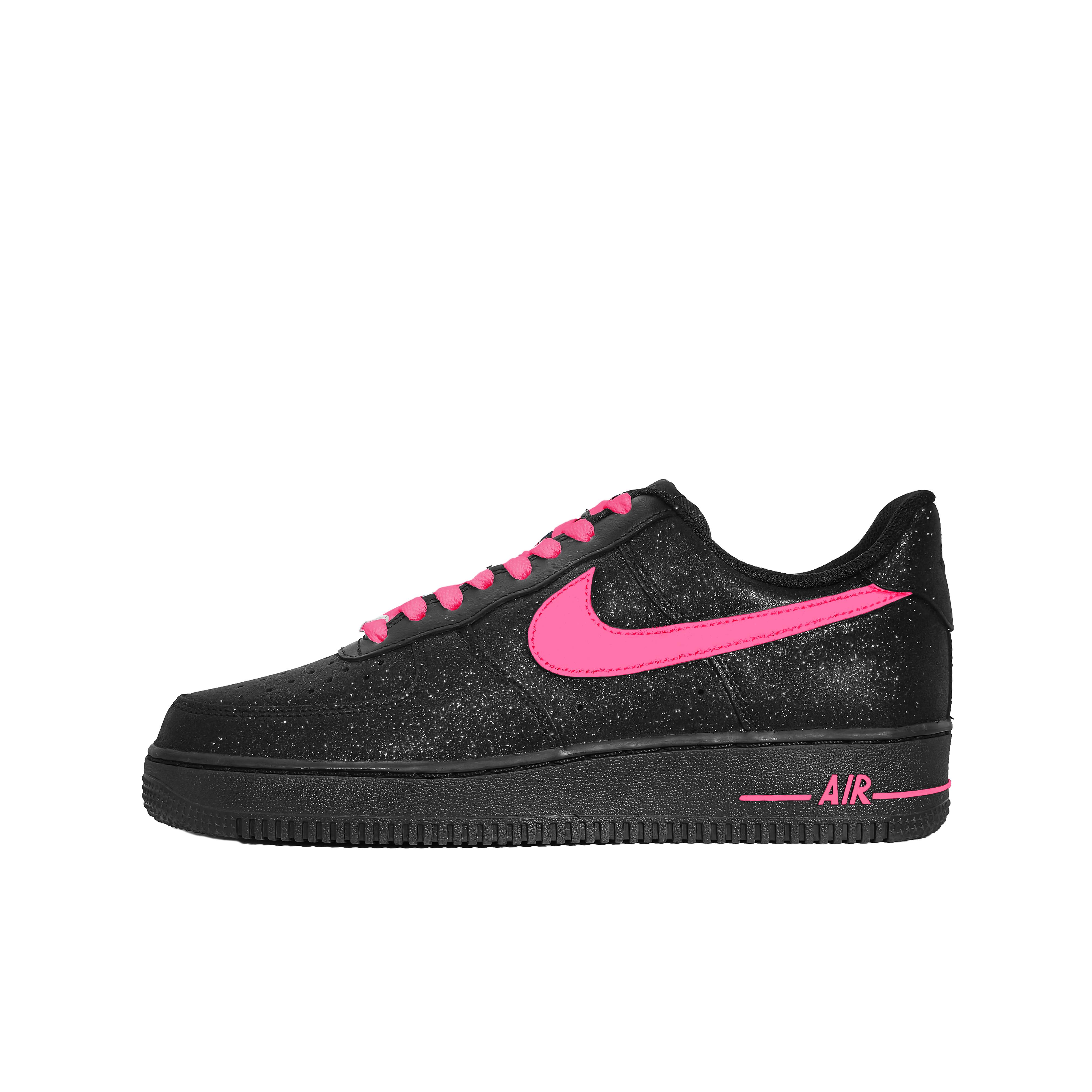 

Nike Air Force 1 Height Increasing Low top Skateboard Shoes Unisex Black Pink CW2288-001(Team133-2.0) 35.5