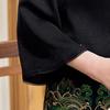 Sifen Jacke im chinesischen Stil mit Stickereien und Froschknöpfen
