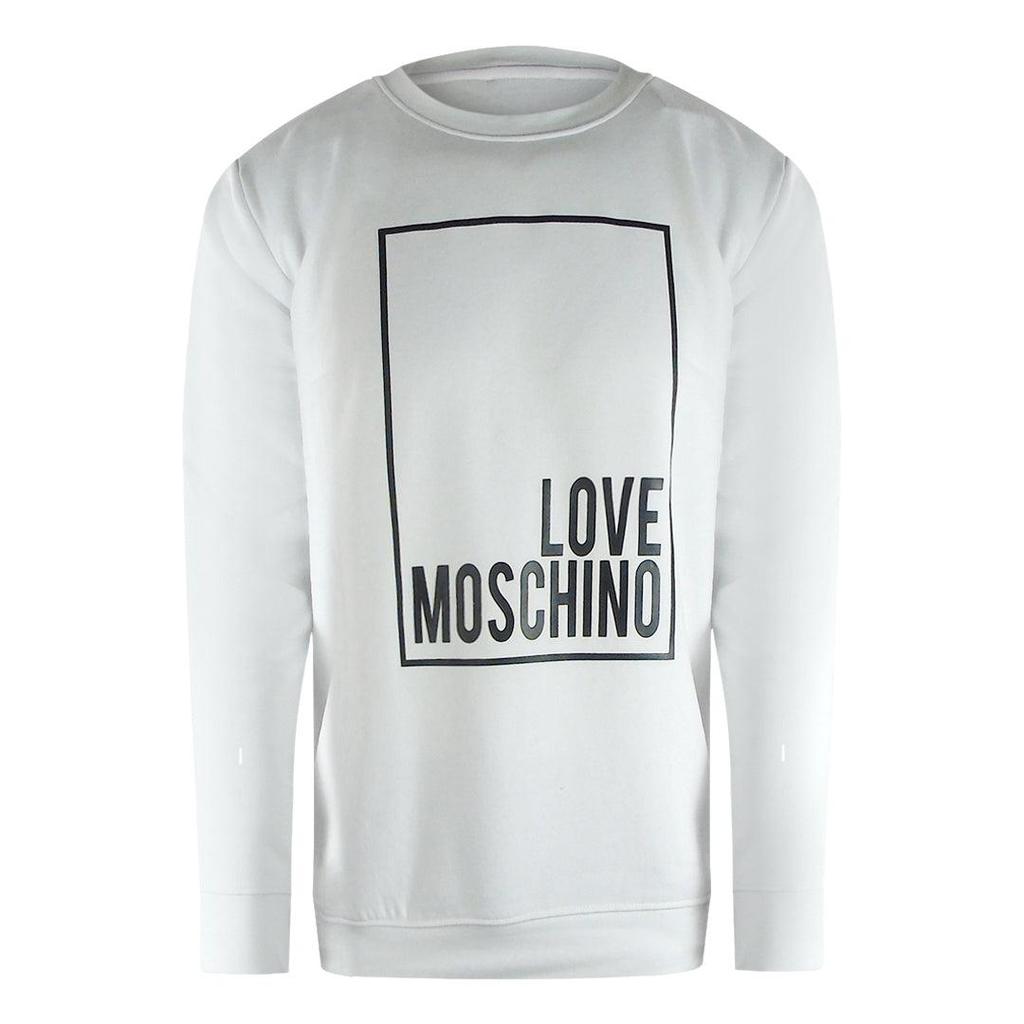 Love Moschino Mens Box Logo Sweatshirt