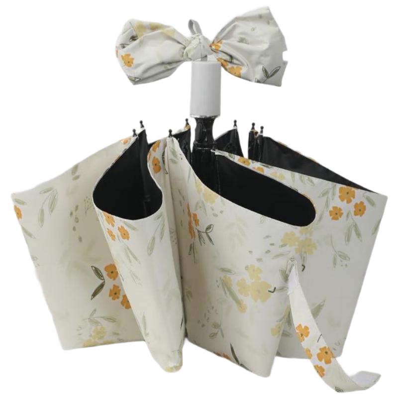 

French Style Floral Dual-Use Folding Umbrella