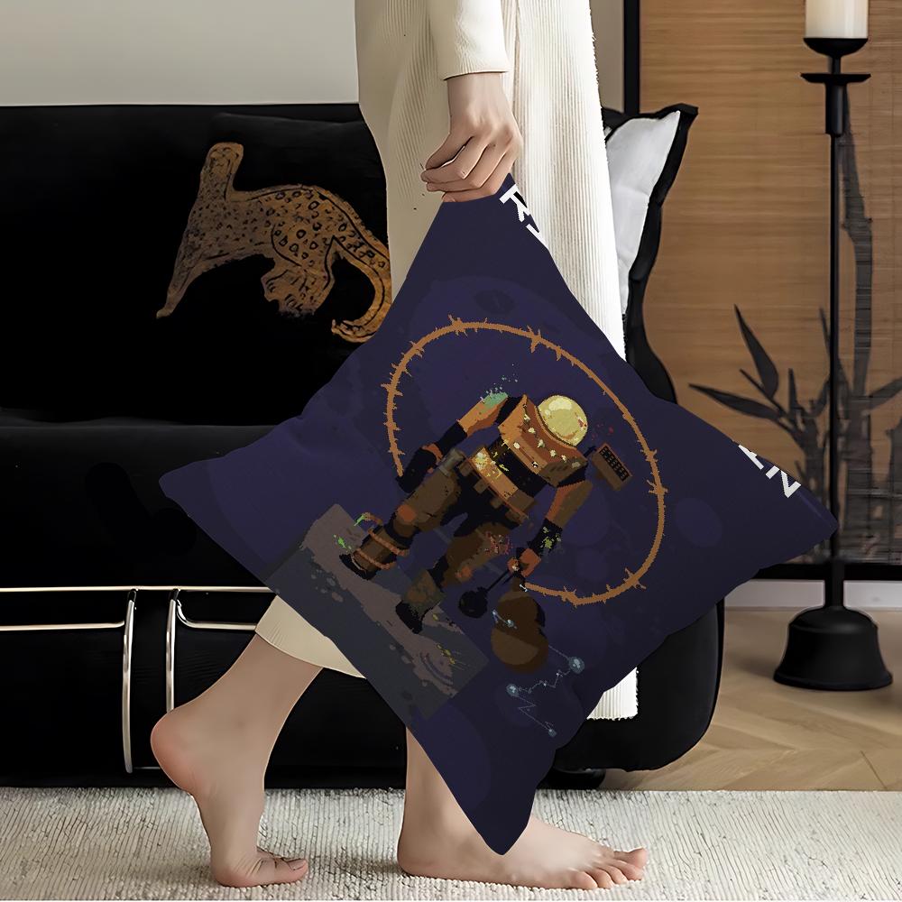 Risk Of Rain Personalized Picture Text Home Decorative Pillows Household Gifts 45x45cm