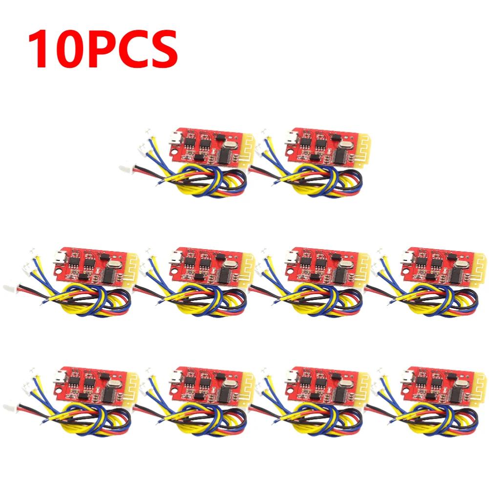 1-10pcs CT14 Micro 4.2 Power Amp Board Module 5VF 5W+5W Bluetooth-Compatible with Charging Port for Refitting Idle Sound Box