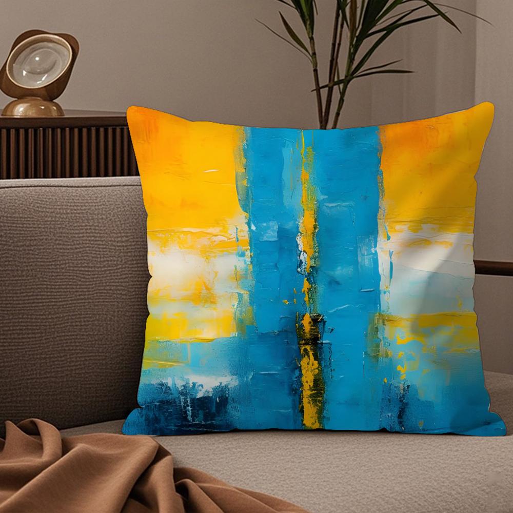 Mark Rothko Pillow Case Silky Elegant Comfort Sofa Bed Invisible Zipper