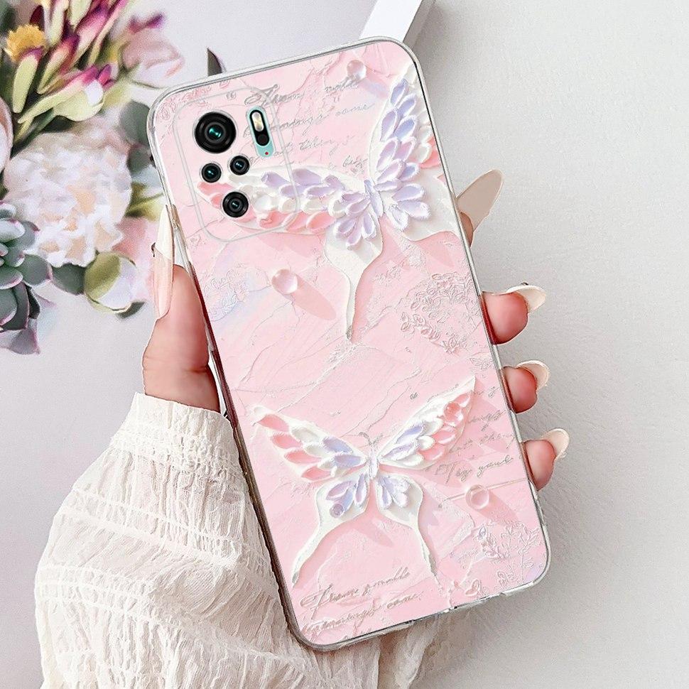 Colorful Pattern Case For Xiaomi Redmi Note 10 4G Ultra Slim Soft Silicone Case For Redmi Note 10 10S Note10 Note10S Cover Coque