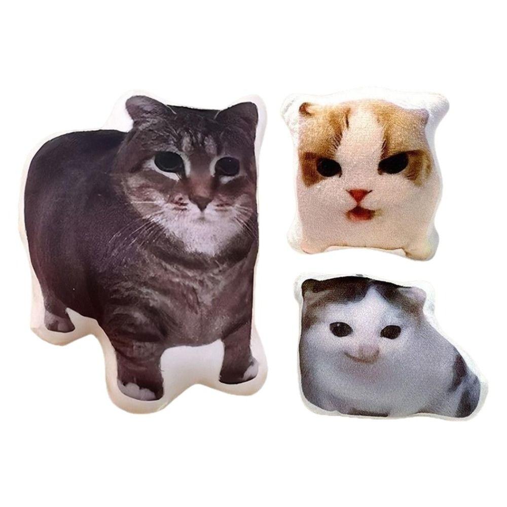 With Sound Cat Voice Keychain Cat Voice Doll  Children's Toy Schoolbag Pendant Decoration