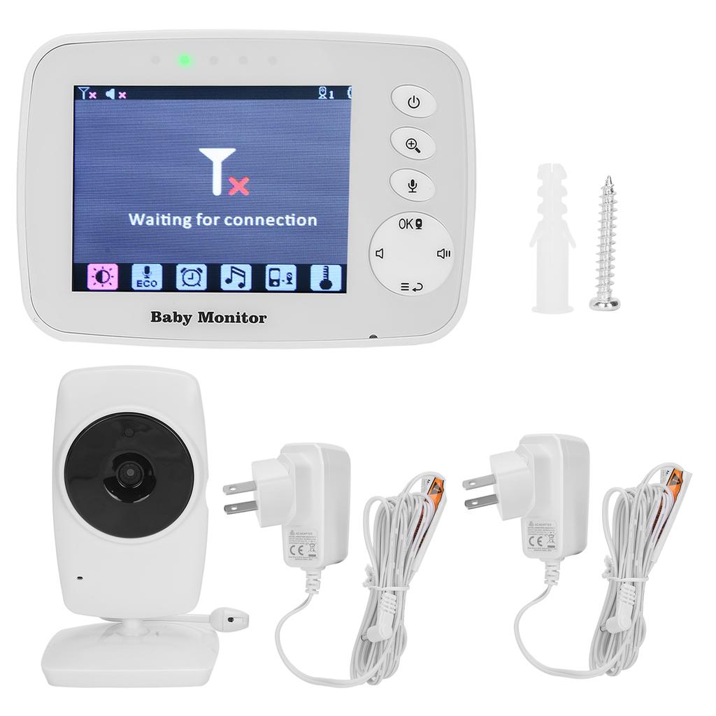 3.2inch Digital Wireless Baby Monitor Music Function Temperature Monitor Video Baby Monitor