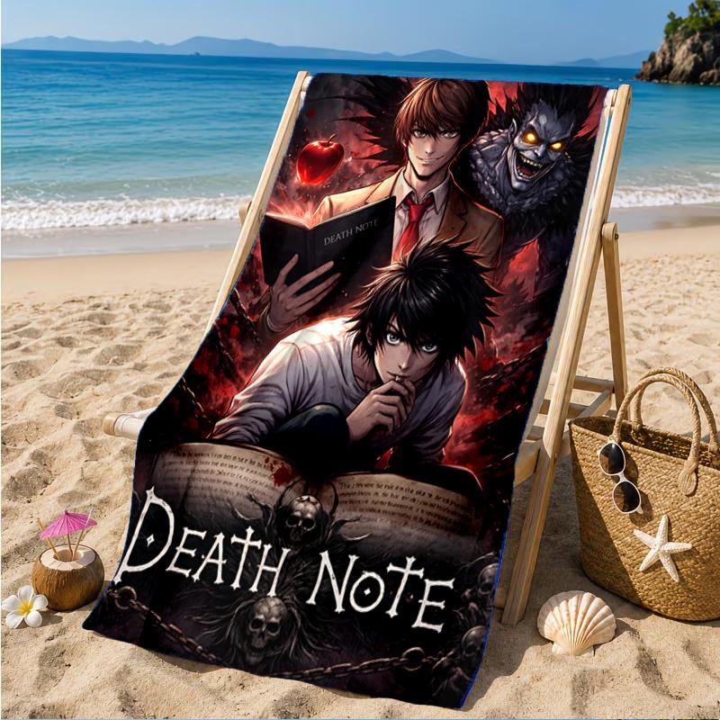 Death King And Apple Beach Towel, Super Soft Microfiber, Perfect Gift for Her/Him, Birthday, for Pool, Beach, Travel, Decor Beach Party