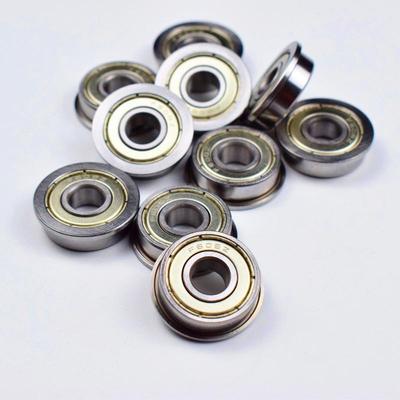 Flange Chrome Steel Metal Sealed Bearings F608ZZ  10pcs 8*22(25)*7(mm)