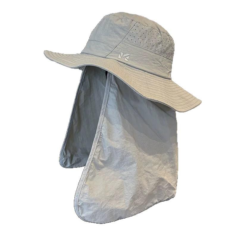 Outdoor Neck Protection Sun Protection Hat Mountaineering Hat Men and Women Summer Mountaineering Sun Protection Hat Trendy Riding Ultraviolet Sun Hat