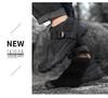 Wasserdichte, fleecegefütterte Fünffinger-Baumwoll-Schneestiefel: Rutschfeste, Verschleißfeste Unisex-Outdoor-Schuhe