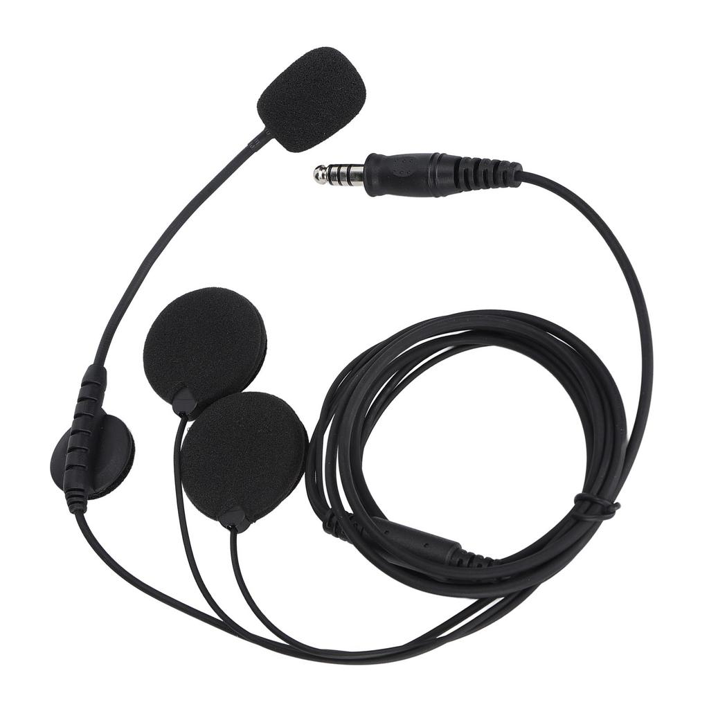 7.1mm Motorcycle Headset Hands Free Call Stereo Sound Bilateral Helmet Headphone for Outdoor Motorbike