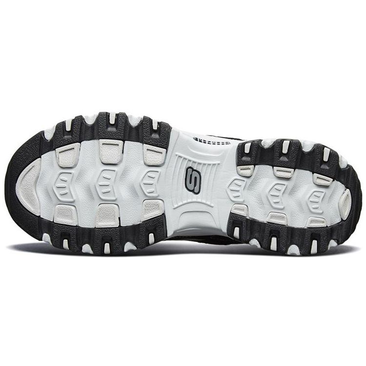 Skechers DLites 1.0 Pantofi Panda Retro Versatili Talpă Groasă Casual Ușori Înălțime Mărită Ghete Joase Pantofi Tip „Dad” Adidași Dama 66666179-BKW