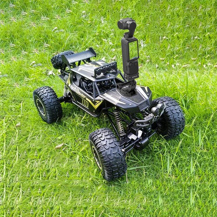 Do DJI OSMO Pocket 3 PULUZ USB-C / Type-C Dock Desktop Charging Base Uchwyt ze stopu aluminium (czarny)