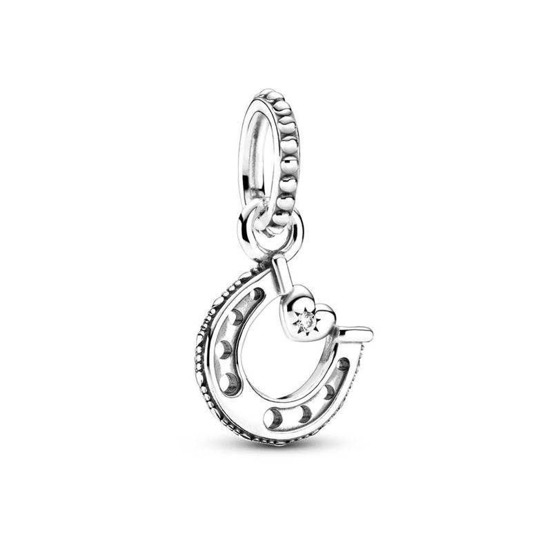 

New Sparkling Safety Chain Stones & Enamel Clip Cross Pet Paw Print Rose In Bloom Charm Beadsfit Original Bracelet Diy Jewelry
