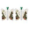 Geschenke für Familie Freunde Schmetterling Bargeldgeschenk Schmuckstück, Weihnachts-Geldhalter Hängende Dekoration mit festlichem Urlaubs-Haus-Druck, Acryl-Baum-Anhänger