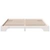 Bed Frame White 180 x 200 cm Solid Pine Wood