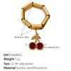 DIY pendant ring ring stainless steel gold-plated exaggerated multi-element pendant ring women