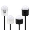 Waterproof LED Magnetic Hemisphere Signal Light: 3-Color, 12V/24V Indicator for Machines