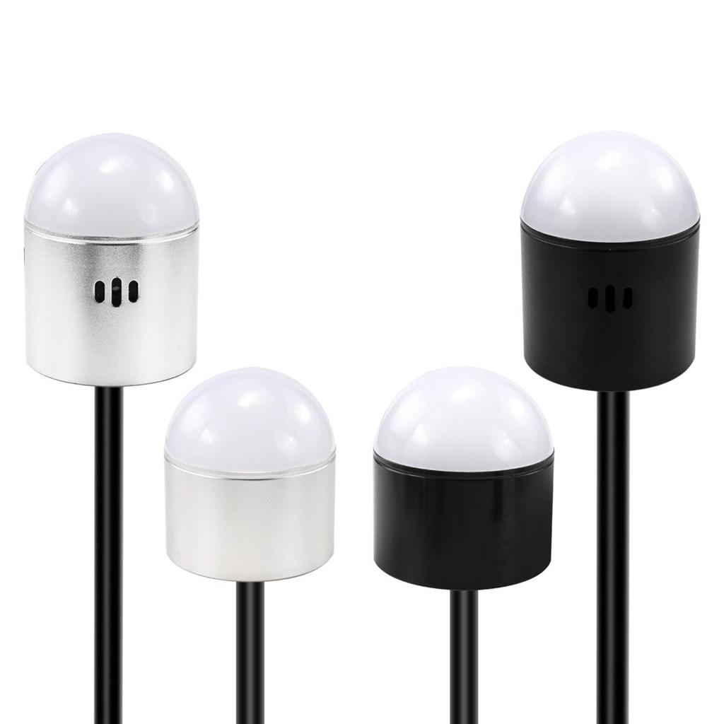 Waterproof LED Magnetic Hemisphere Signal Light: 3-Color, 12V/24V Indicator for Machines