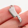 5pcs No Fade Tools Axe Wrench Sword Daily Supplies Charm Pendant For DIY Jewelry Making Accessories Keychain Earring Connectors