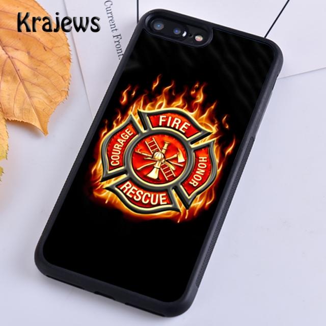 Krajews Fire Rescue Department Phone Case Cover For iPhone 14 5 6s 7 8 plus X XR XS 11 12 13 pro max Samsung Galaxy S21 S22ultra