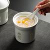New Chinese-Style Stew Cup Restaurant Seat Soup Cup, One Person Serving, Liao Ginseng Abalone Bowl Cup, Ceramic Open Stove Candle Heating Tableware