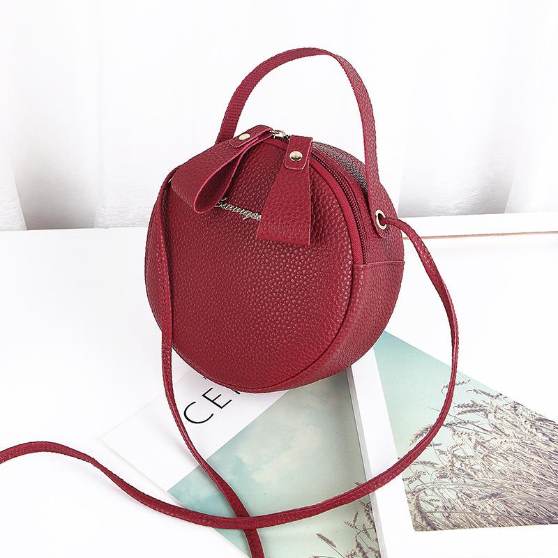 Personalized women's portable small round bag can be spring crossbody shoulder mobile phone small bag women's bag