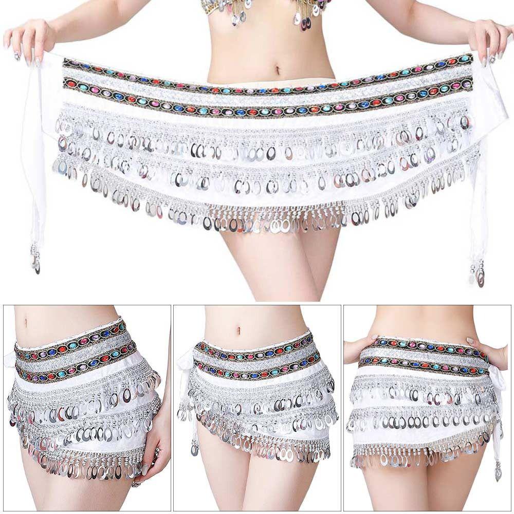 

Хип-шарф с блестками и стразами, танцовщица, юбка, блестящая поясная цепочка для женщин