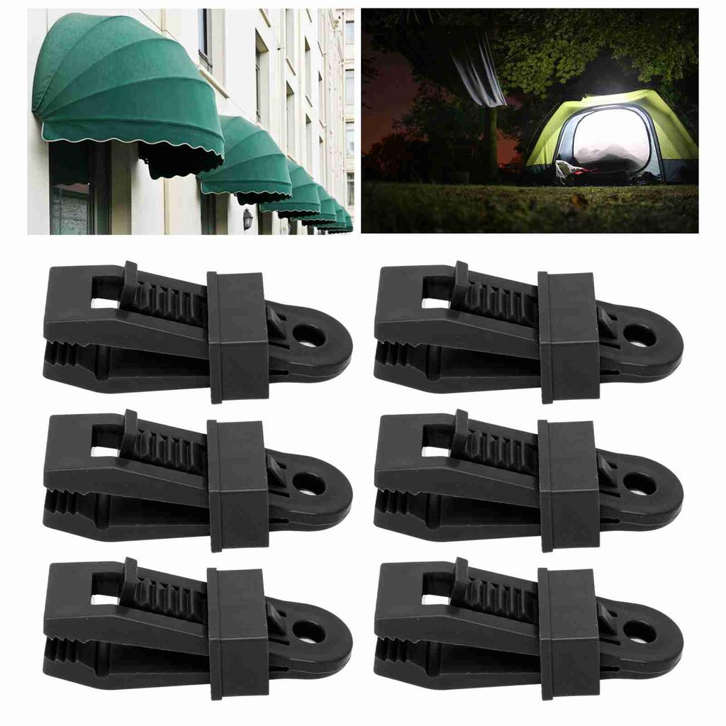 10Pcs Tarp Clips Large Tent Clamps Tarp Clamps Heavy Duty Lock Grip Outdoor Camping Canopy Clips