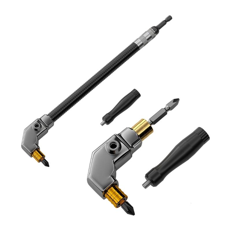 90 Degree Right Angled Screwdriver Holder Drive Bit Angled Extension Electric Screw Driver Power Tool Accessories