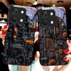 Circuit Diagram For OnePlus Nord 3 5 6T 7 Pro 8 12 10T Reno8 Lite 5G 10R Nord N30 Hard Shell Tempered Glass Phone Case Black