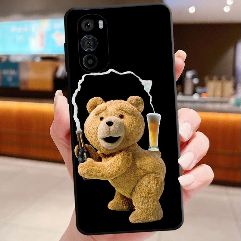 

Phone Case For Motorola Edge 50 40 Pro 60 50 40 30 Ultra Neo Fusion Moto G85 G72 G53 G54 G84 G13 G32 Bear Moto G32