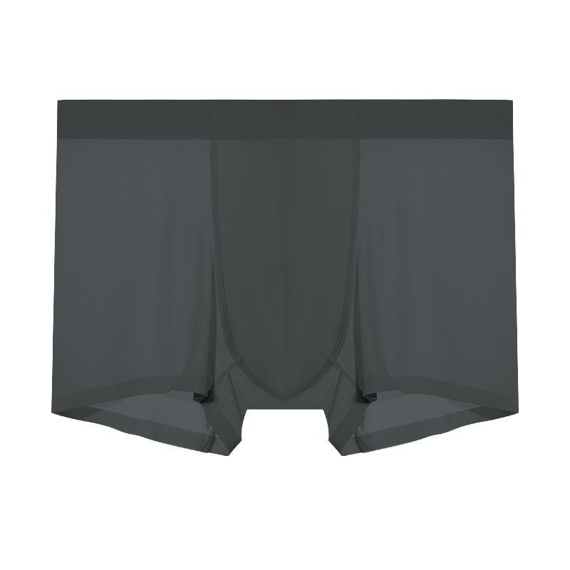 Men's Summer Casual Ice Silk One Piece Seamless Antibacterial Underwear