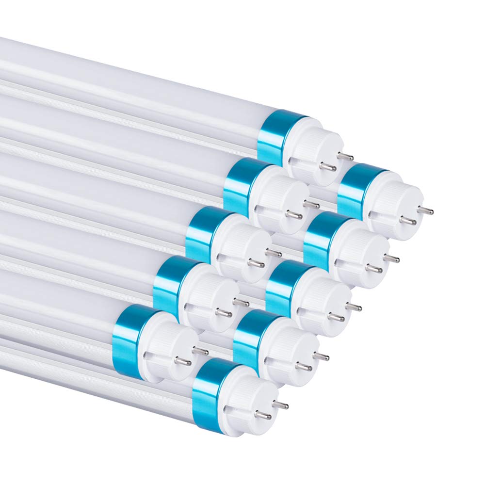 

40W LED Fluorescent Light Bulb, 18W Power Consumption, High Brightness, 2600 Lumens, Daylight White, 120cm, G13 Base, No Glow-Type Installation