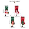 Stylish Christmas Stockings with Plush Texture for Seasonal Fireplaces Hangings Checkered Holiday Decors