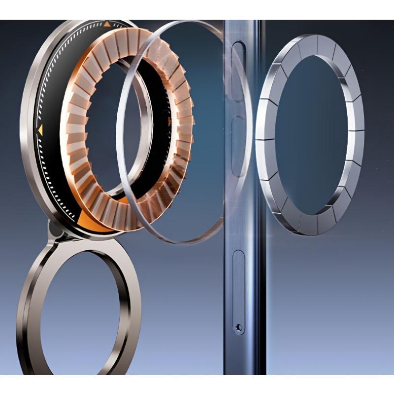 Car Mount 360 Degree - Rotatable Adjustable Vacuum Magnetic Car Phone Holder, Magnetic Phone Holder for Car/Gym, Suitable for IPhoneAnd Android Phones