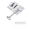 4" T-Style Entry Door Catch Holder Metal Bracket Hook Keeper 304 Stainless Steel