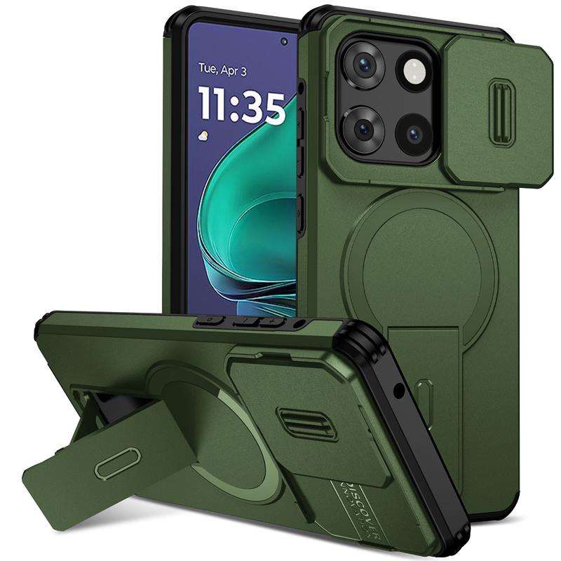 Armor Shockproof Case For Moto G Stylus 2026 G Play Power 5G 2026 Cover Magnetic Wireless Chraging Fold Stand Fundas