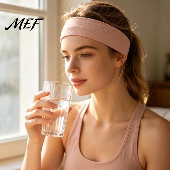 Moisture Wicking Workout Head Band Non-slip Sports Headband for Men Women, Breathable Yoga Headband, Soft Stretch Jogging Elastic Sweatband