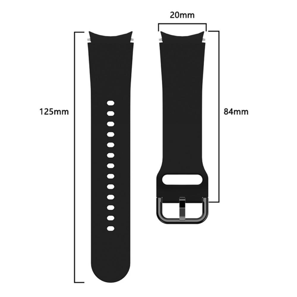 Classic Silicone Strap For Samsung Galaxy Watch 4/5/6/7 40mm 44mm 5 Pro 45mm Bracelet band Galaxy Watch4/6 Classic 47mm 43mm 46mm 42mm