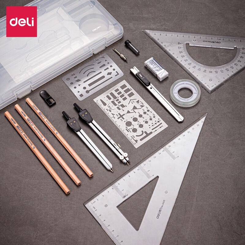 Deli 72156 Engineering Drawing Tool Set