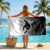 Panthers Fashion Beach Towel: Ideal for Summer Adventures Soft, absorbent and quick drying suitable for swimming and bathing