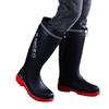 Men's British-Style Non-Slip Warm Rain Boots - 2024 Korean-Inspired Comfortable Long Boots