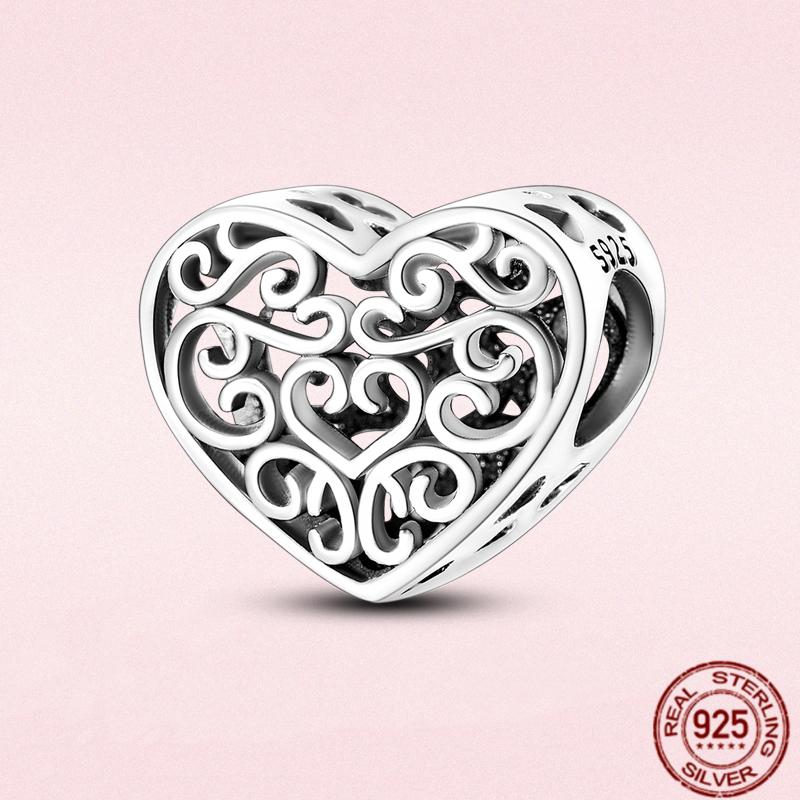 Love Tower Bees Cross Butterfly Pendant Bead Component Family Bead Components Compatible With Authentic Original Charm Bead Component Bracelet High